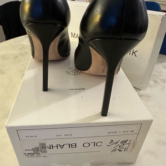 Manolo Blahnik 105mm kid point toe pump - like new - size 38.5 - Picture 5 of 9